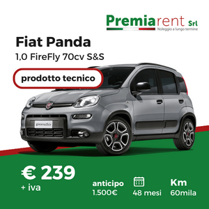 Fiat Panda 1.0 70 Cv S&S Hybrid Noleggio Lungo Termine